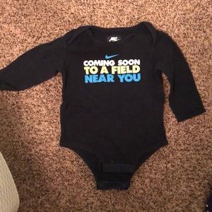 Long Sleeve Nike Onesie